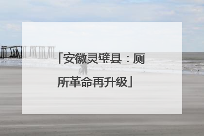 安徽灵璧县：厕所革命再升级